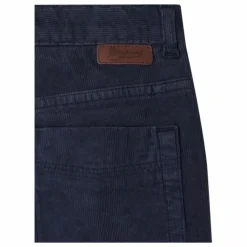 Pantalon Dewey en velours cotelé bleu foncé | Bleu nuit