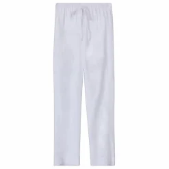 Pantalon Draper Popeline de Coton | Blanc