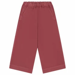 Pantalon Droit Fille Elastiqué à la Taille en Denim | Bordeaux