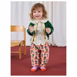Pantalon Dés Velours Côtelé Coton Bio | Rose