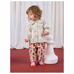 Pantalon Dés Velours Côtelé Coton Bio | Rose