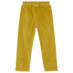 Pantalon Duck Velours Côtelé | Jaune vert