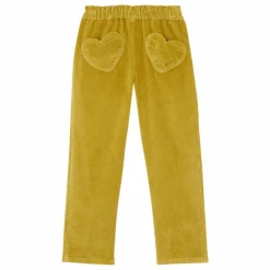 Pantalon Duck Velours Côtelé | Jaune vert