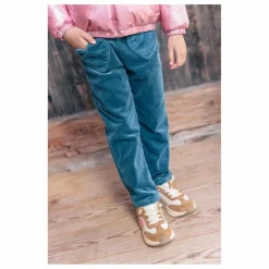 Pantalon Duck Velours Côtelé | Bleu pétrole