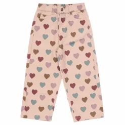 Pantalon Elaine Coeurs Coton Responsable | Rose pâle