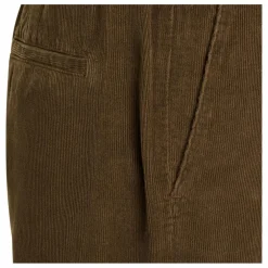 Pantalon Elastiqué Velours Côtelé | Vert kaki