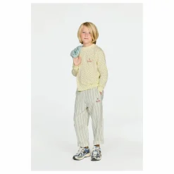 Pantalon Elephant Rayé | Ecru