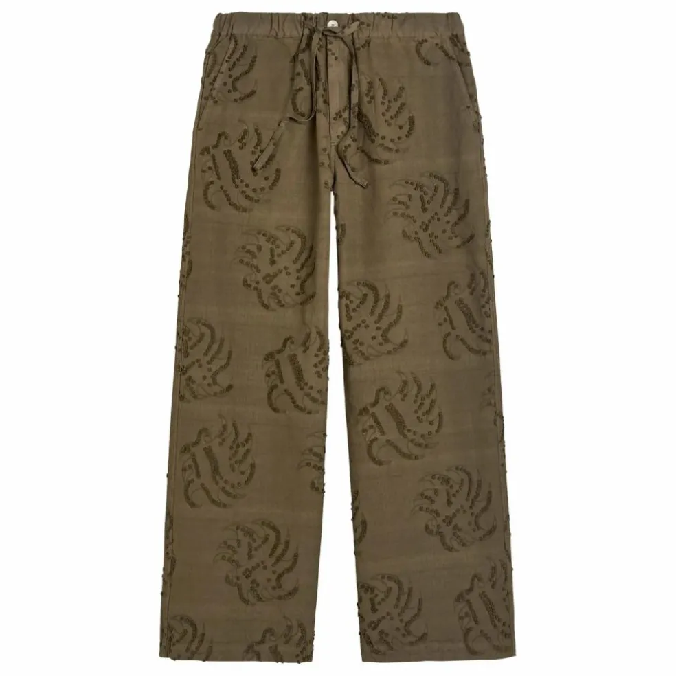 Pantalon Emberia Pan Dobby | Marron