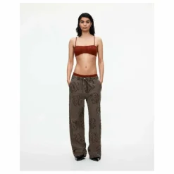 Pantalon Emberia Pan Dobby | Marron