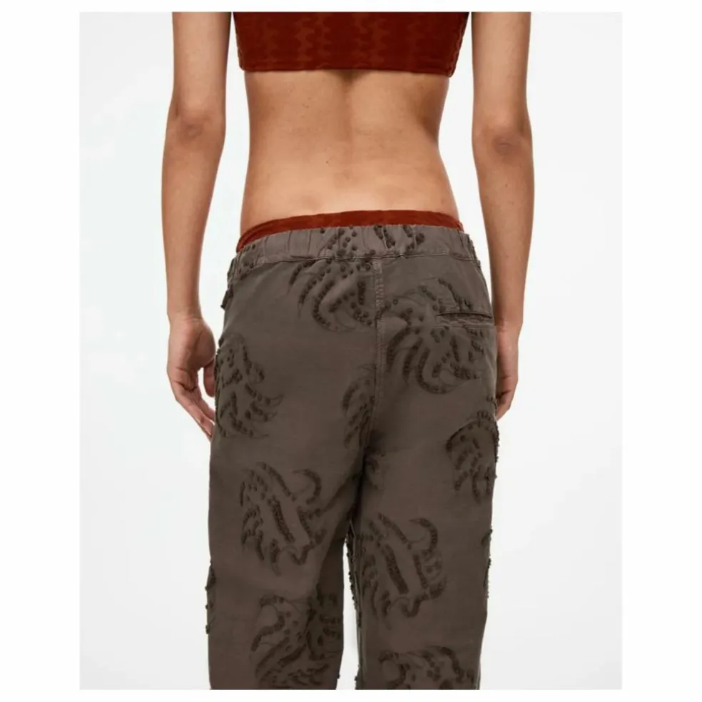 Pantalon Emberia Pan Dobby | Marron