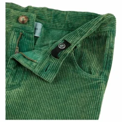 Pantalon Empiècements Velours Côtelé | Vert