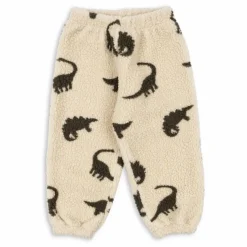 Pantalon Façon Sherpa Jody Dinosaures Fibres Recyclées | Vert kaki