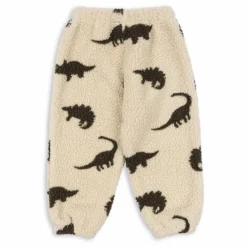 Pantalon Façon Sherpa Jody Dinosaures Fibres Recyclées | Vert kaki