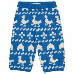 Pantalon Ferme Maille Coton Bio | Bleu
