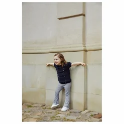 Pantalon Flare Rayé | Bleu marine