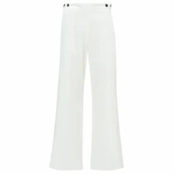 Pantalon Flare Velours Côtelé | Blanc