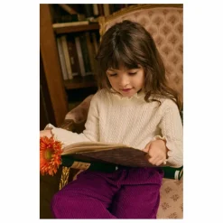 Pantalon Flor Velours | Framboise