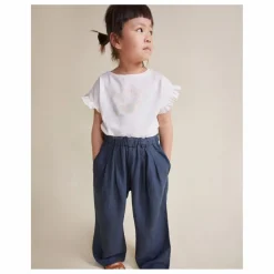 Pantalon Fluide Lin | Bleu nuit