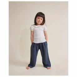 Pantalon Fluide Lin | Bleu nuit