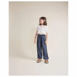 Pantalon Fluide Lin | Bleu nuit