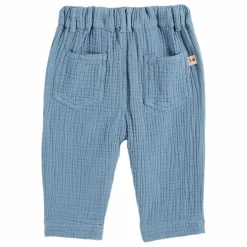 Pantalon Gaze de Coton | Bleu gris