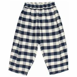 Pantalon Gingham Carreaux | Bleu marine