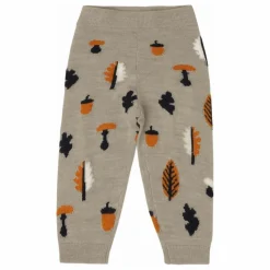 Pantalon Jaquard Laine de Mérinos | Beige chiné