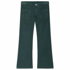 Pantalon Jennifael Velours Coton Bio | Vert foncé