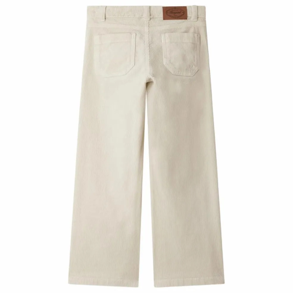 Pantalon Jennifael Velours Coton Bio | Mastic