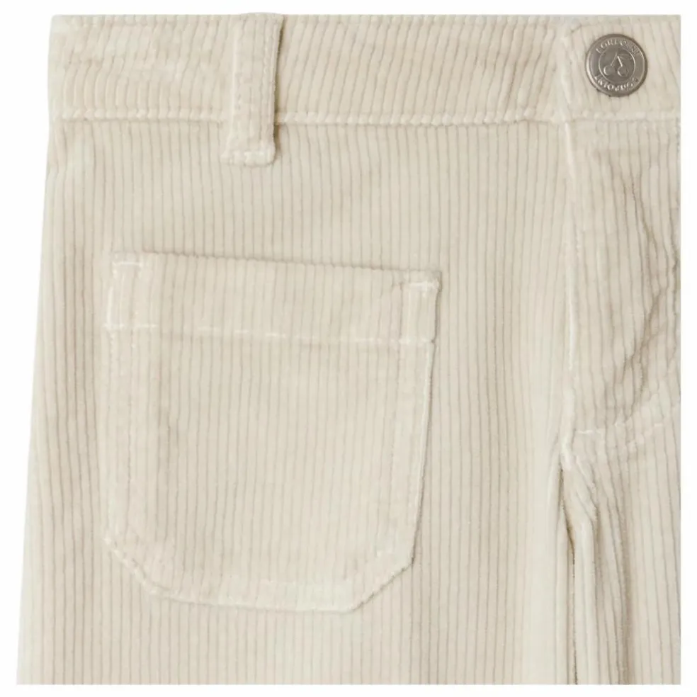 Pantalon Jennifael Velours Coton Bio | Mastic