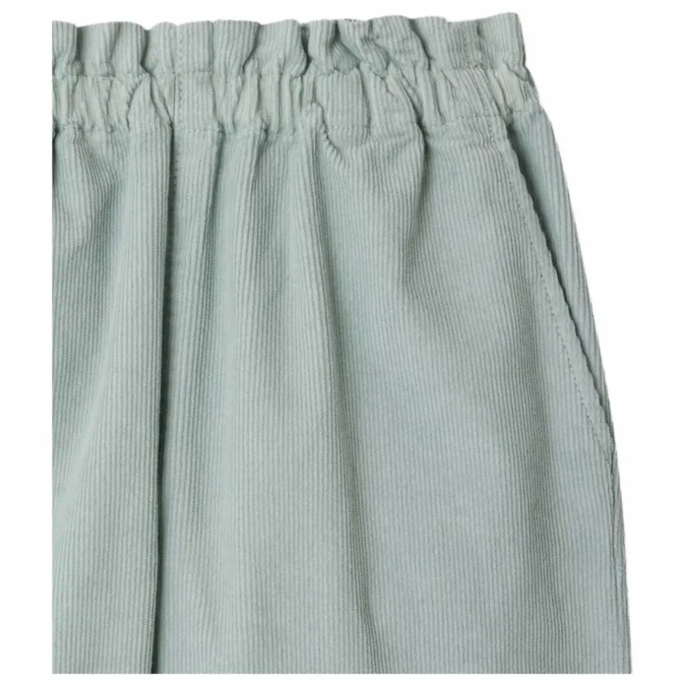 Pantalon July Velours | Bleu céladon