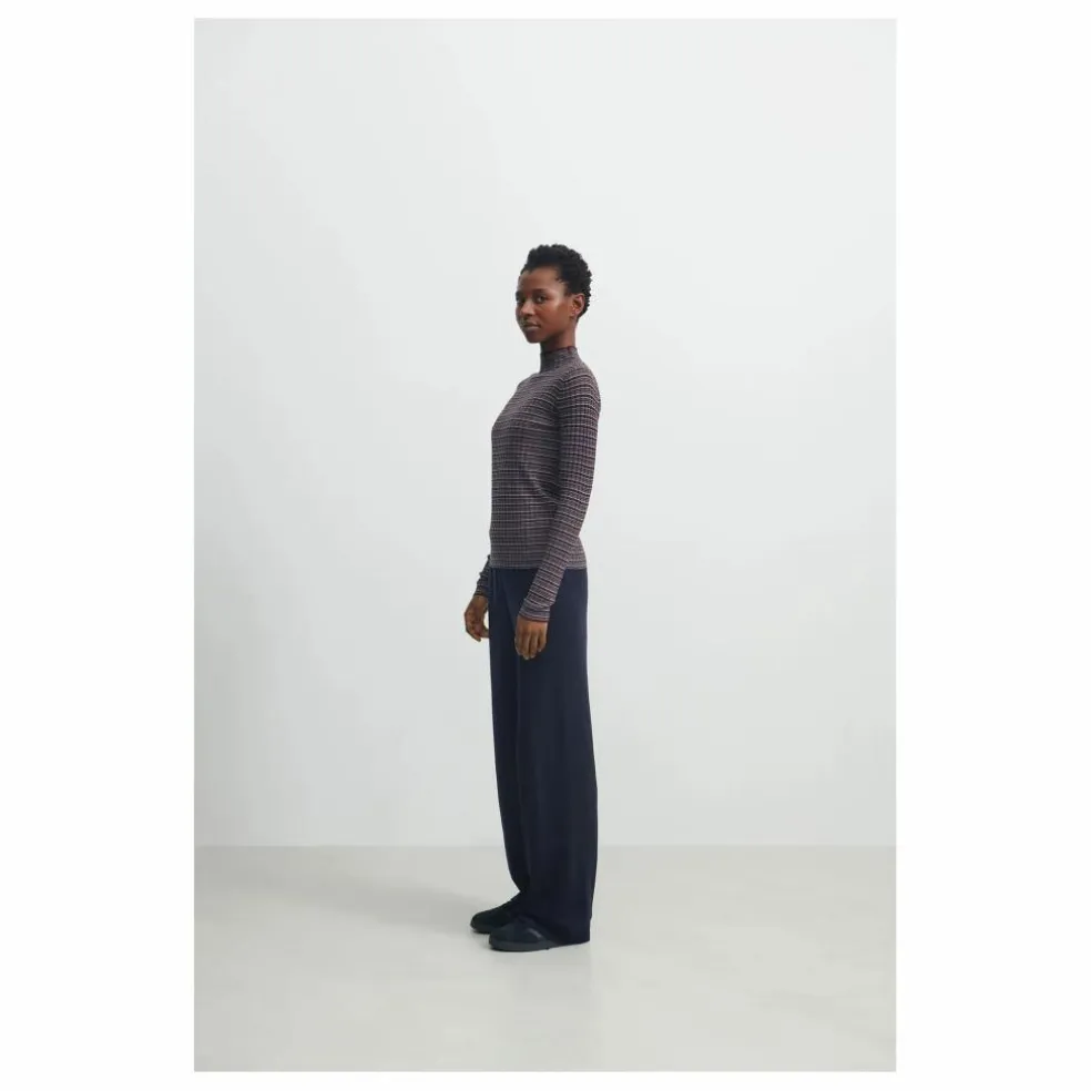 Pantalon Laine Mérinos - Collection Femme | Bleu marine