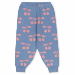 Pantalon Lapis Cerises Maille Coton Bio | Lavande
