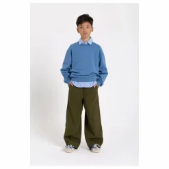 Pantalon Large Burt Twill | Vert kaki