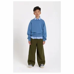 Pantalon Large Burt Twill | Vert kaki