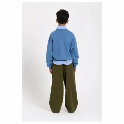 Pantalon Large Burt Twill | Vert kaki