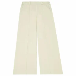 Pantalon Large Coton Bio | Blanc