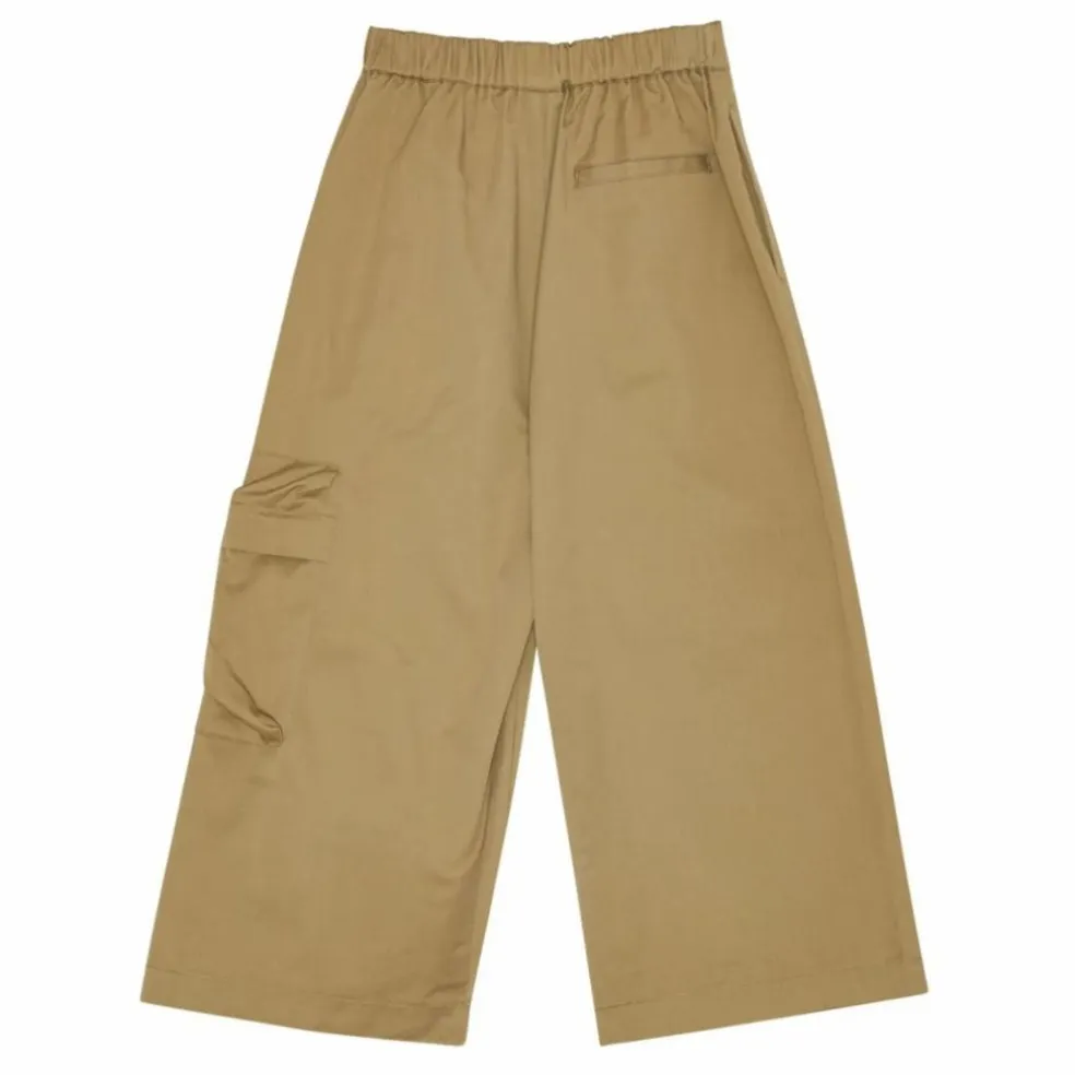 Pantalon Large Flynn Coton Bio | Camel