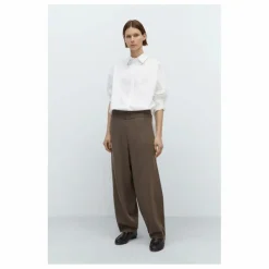 Pantalon Large Laine Mérinos Extra Fine | Taupe
