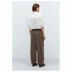 Pantalon Large Laine Mérinos Extra Fine | Taupe