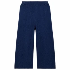 Pantalon Large Salia Laine | Bleu marine