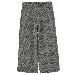 Pantalon Large Zébré | Gris