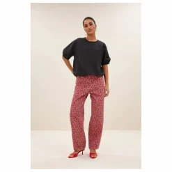Pantalon Lew Guépard Coton Bio | Rouge