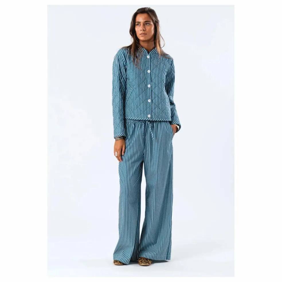 Pantalon Liam Rayures | Bleu