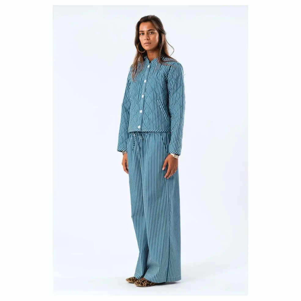 Pantalon Liam Rayures | Bleu
