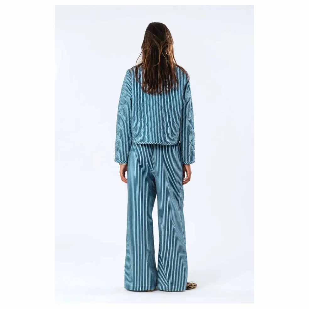Pantalon Liam Rayures | Bleu