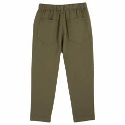Pantalon Lin | Vert kaki