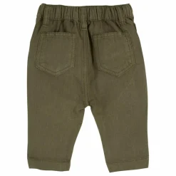 Pantalon Lin | Vert kaki