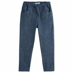 Pantalon Lin Indigo | Bleu jean