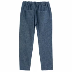 Pantalon Lin Indigo | Bleu jean